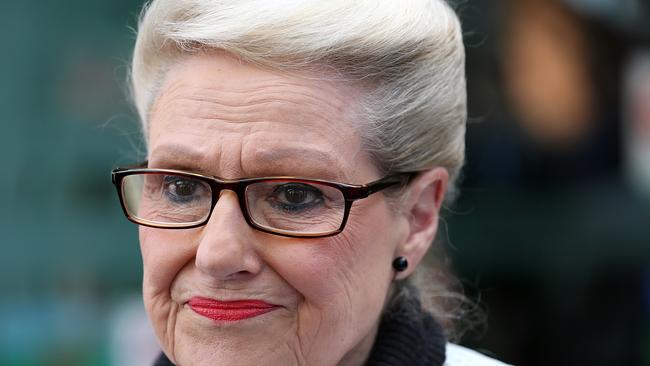 Embattled speaker Bronwyn Bishop reiterates her apology to media at a local business chamber of commerce in Sale, Victoria. Picture: Mark Stewart