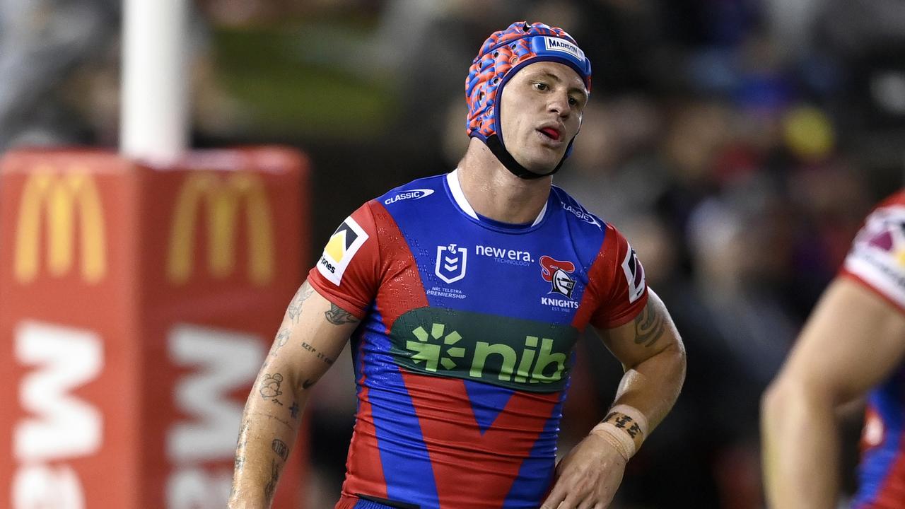 NRL 2024 RD06 Newcastle Knights v Sydney Roosters - Kalyn Ponga, injury NRL PHOTOS