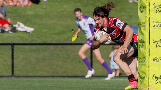 Stanley River Wolves fullback Daemon Cruise in action. Picture: Nicola Anne Photography