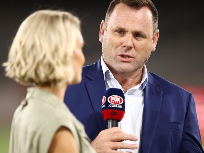 King said Cornes went too far in his criticism of Harry Sheezel. Photo by Michael Klein