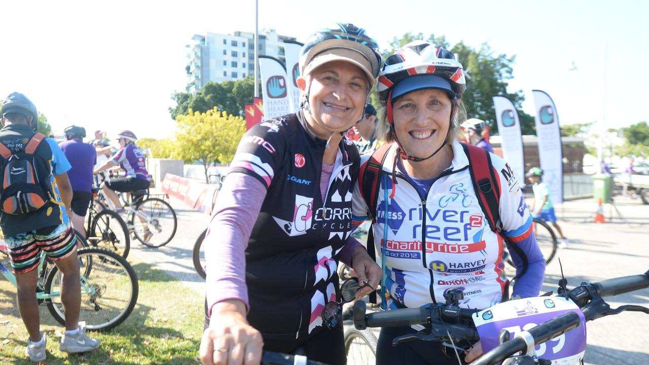 Therese Russell and Fiona Paterson at River 2 Reef.