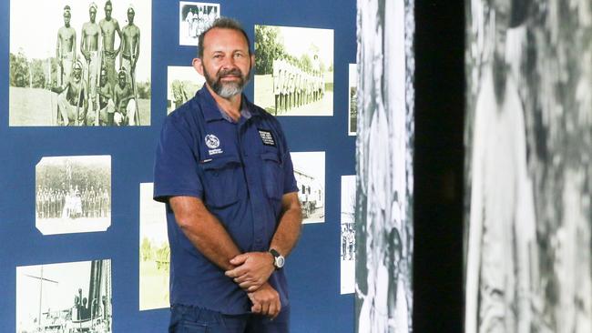 Jared Archibald awarded an Order of Australia Medal for his service to the museums and galleries sector. Picture: Glenn Campbell