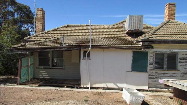 An unliveable house at 50 Phillips St, Beulah, was among the cheapest sales at $47,000.