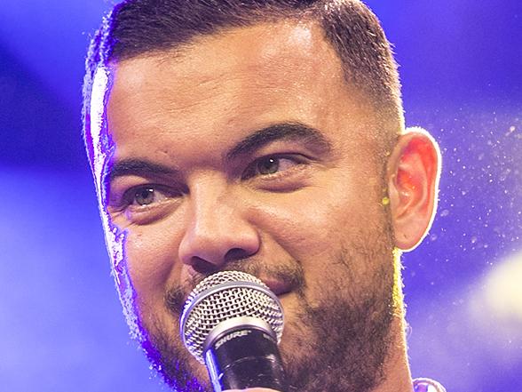 17 May 2015. Eurovision Song Contest in Vienna. Guy Sebastian performs at the Official Opening Night at a local brewery. Pic Ella Pellegrini