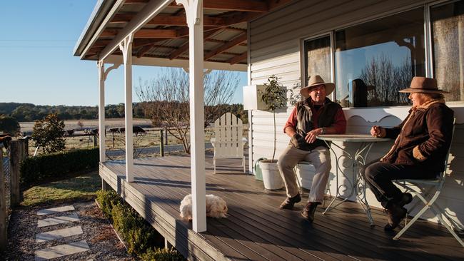 Greg and Lauren Newell run a paddock to plate type farm and have been listed on the website. Picture: Supplied