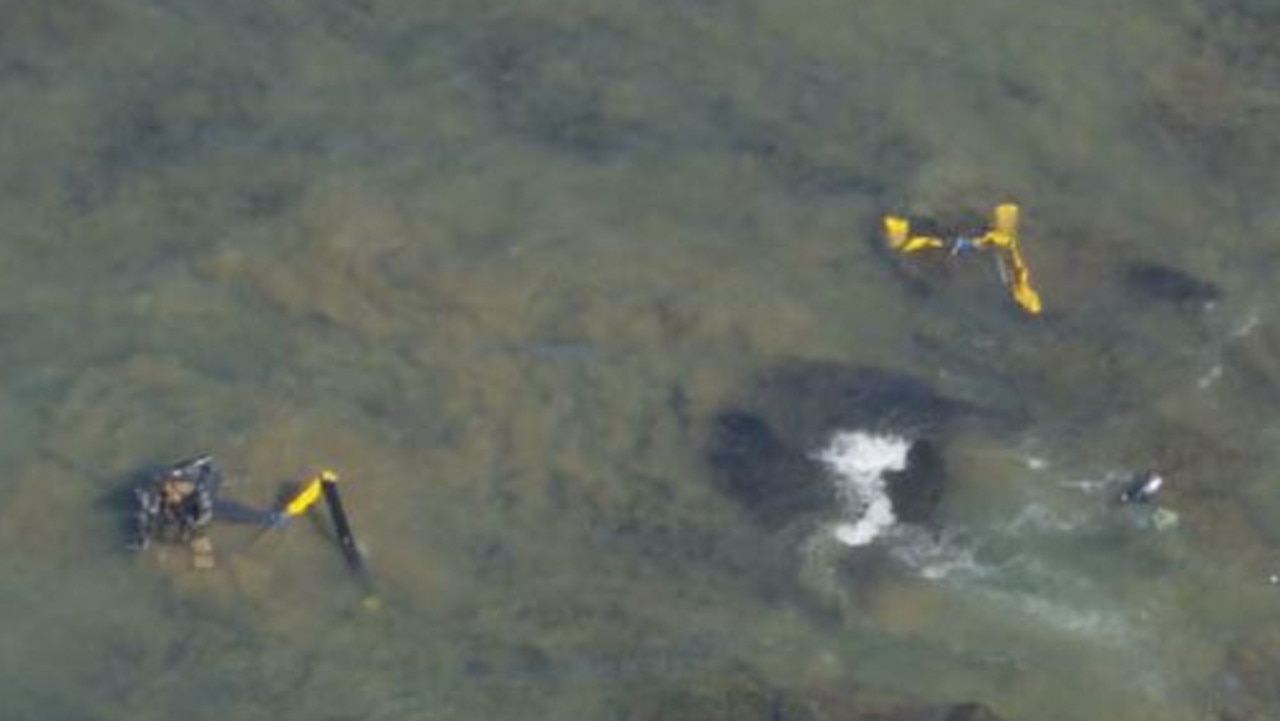 Helicopter crashes with three on-board