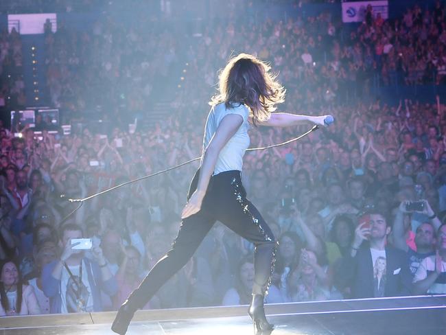 Celine Dion on stage in the UK last year. Pic: Denise Truscello