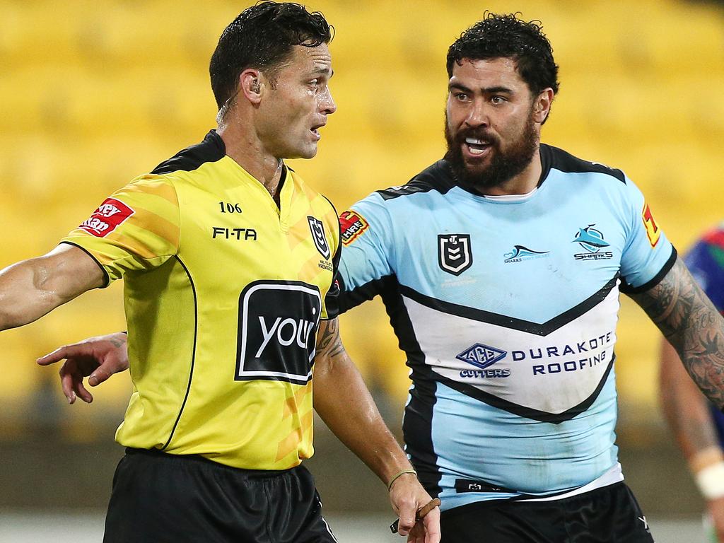 NRL 2019: Andrew Fifita Sin Bin, New Zealand Warriors Vs Cronulla ...