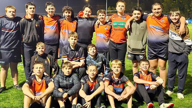 The Oaks Tigers won the under-13 bronze grand final. Supplied: The Oaks Tigers