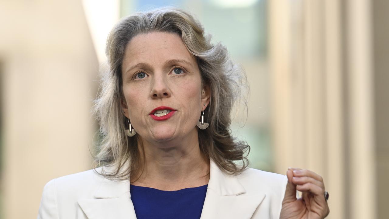 Minister For Home Affairs, Clare O'Neil and Minister For Immigration, Citizenship And Multicultural Affairs, Andrew Giles hold a press conference. Picture: NCA NewsWire / Martin Ollman