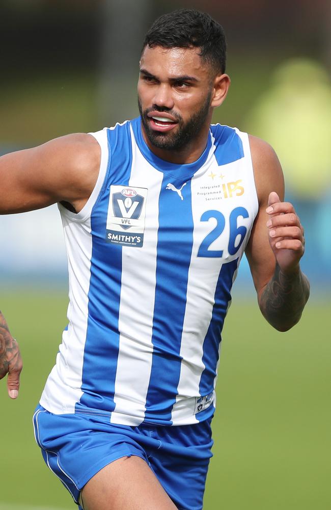 Tarryn Thomas will not play for the Bullants. Picture: David Crosling