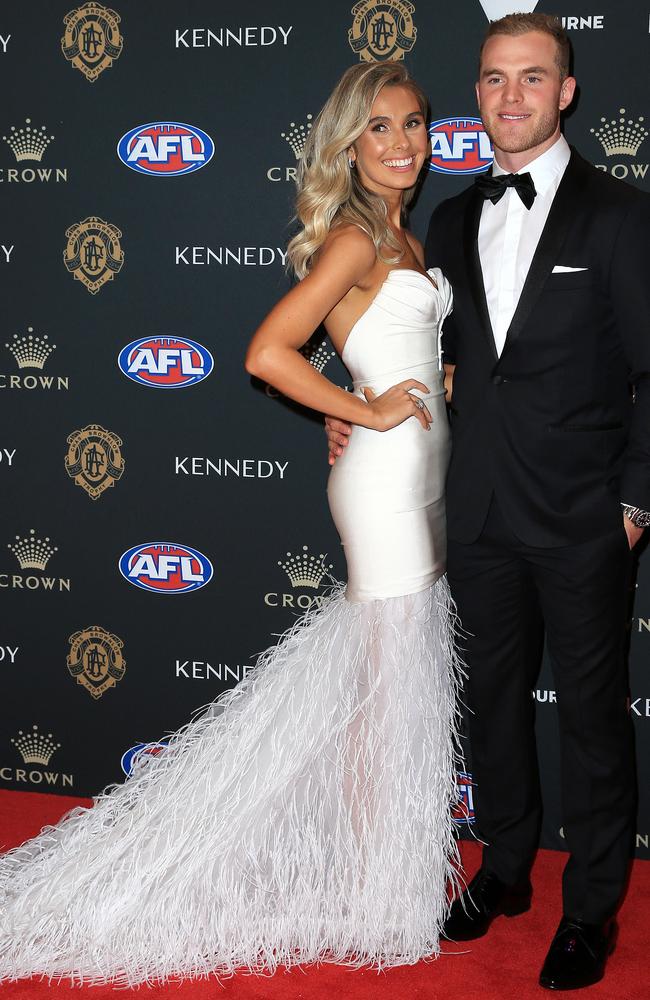 Jessie Murphy puts on a leggy display at the Brownlow Medal 2019