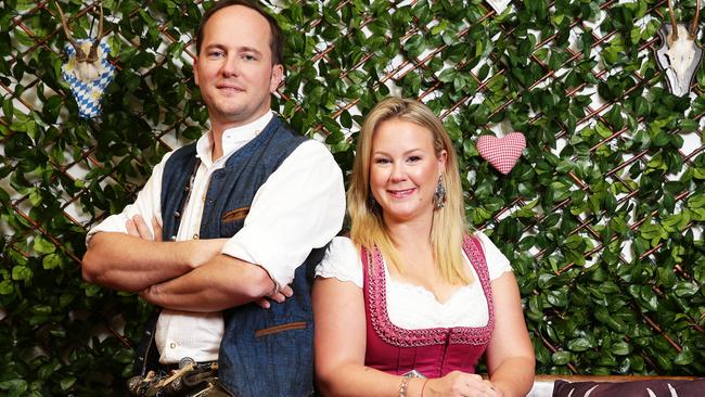 Kim and Boris Zoulek who founded Brisbane Oktoberfest 15 years ago.