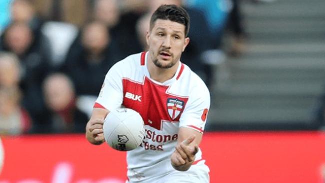 Gareth Widdop switched between half and five-eight during the match.