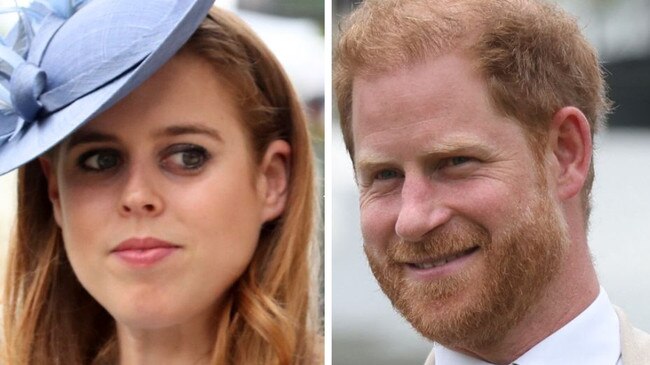 Princess Beatrice exposed Prince Harry. Picture: Supplied