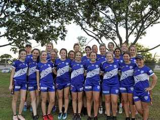 HITTING A HURDLE: The Grafton Ghosts ladies league tag team fell to fourth with a round 11 loss. Picture: Jarrard Potter