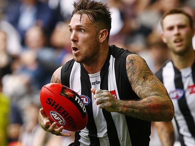 NAB Challenge, AFL : Double Header Western Bulldogs v Collingwood Dane Swan Picture:Wayne Ludbey