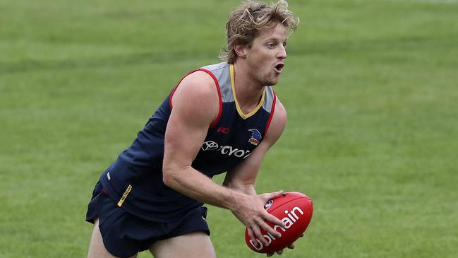 Rory Sloane has had a big start to 2019, but is in less than 9 per cent of SuperCoach teams. Picture: Sarah Reed