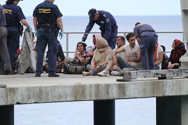 <p>As of Monday night there were 1235 asylum seekers and detainees on Christmas Island. Picture: Kent Retallick</p>