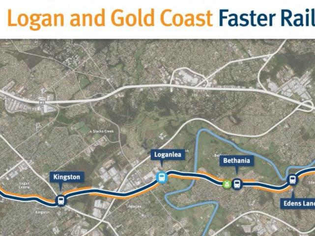 Gold Coast to Brisbane rail line - how the Beenleigh north faster rail will work.