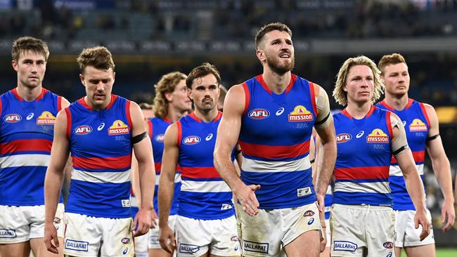 Did the Bulldogs kick away their top four hopes on Saturday night? Picture: Quinn Rooney/Getty Images