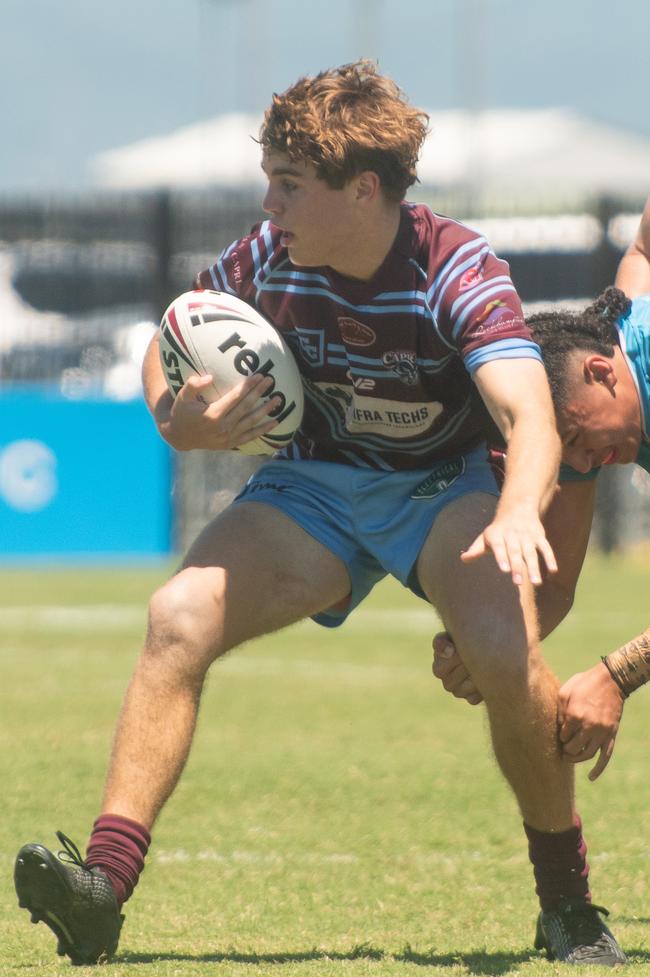Kobe Oberhardt Mackay Cutters vs Central Queensland Capras Cyril Connell Saturday 8 March 2025 Picture:Michaela Harlow