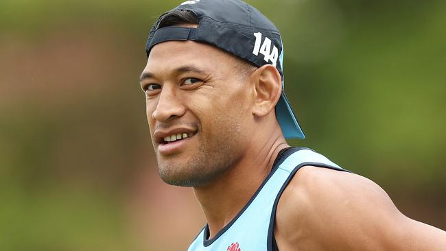 Israel Folau had his contract terminated on Friday.