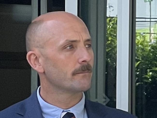 Central Coast Grammar junior school teacher David Beeby opted for a suit and tie instead of a leotard and ballet flats when he attended Gosford Local Court at a previous appearance. Picture: NewsLocal