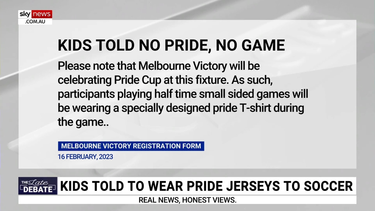 Kids told they must wear pride T-shirts