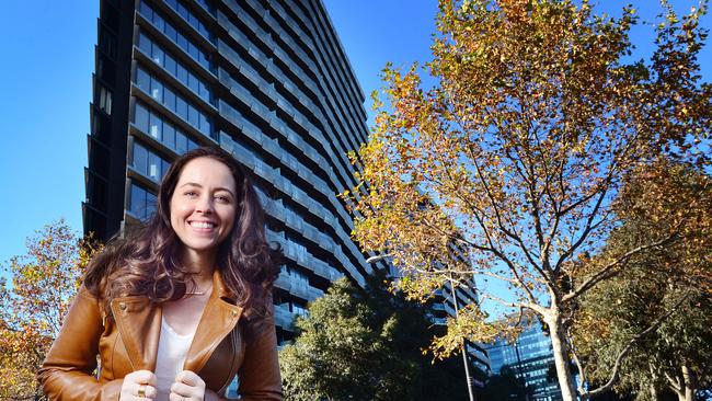 Property investor and lifestyle entrepreneur Emilia Rossi bought her first property at just 25. Picture: Nicki Connolly