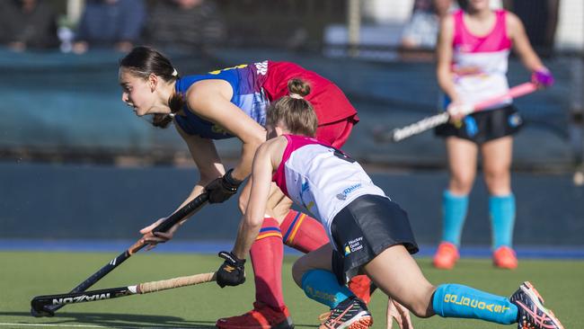 Genevieve Ferguson of Brisbane against Gold Coas Picture: Kevin Farmer