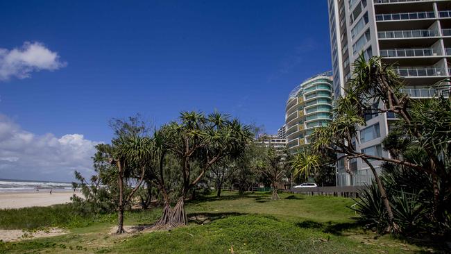 Future location of the Surfers Paradise South section of the Gold Coast Oceaway. Picture: Jerad Williams