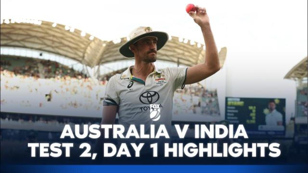 AUS v India - 2nd Test, Day 1 Highlights