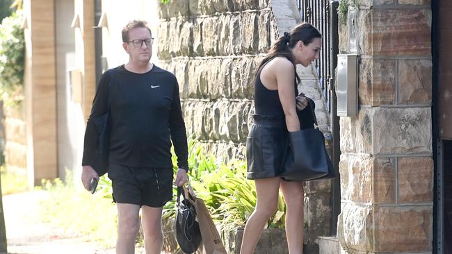 Michael Stephenson and Anna Quinn in Mosman. Picture: Jeremy Piper