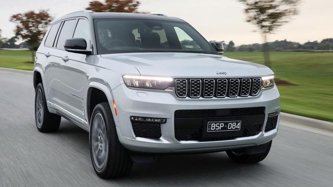 The Jeep Grand Cherokee L Summit Reserve is lavishly equipped and priced accordingly. Picture: Supplied.