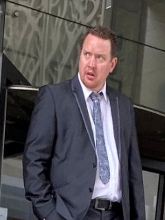 James Castle outside Newcastle Court. He pleaded not guilty to sexually touching a five-year-old girl and was found not guilty by trial. Picture Amy Ziniak