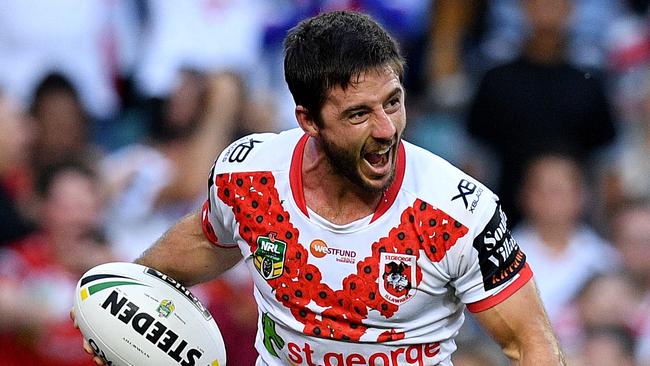 Ben Hunt buried the hatchet with likely Origin halves partner Cameron Munster.