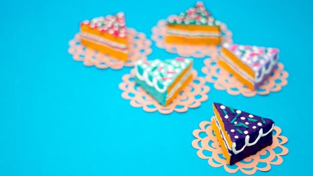 How to make a DIY cake squishy craft for kids