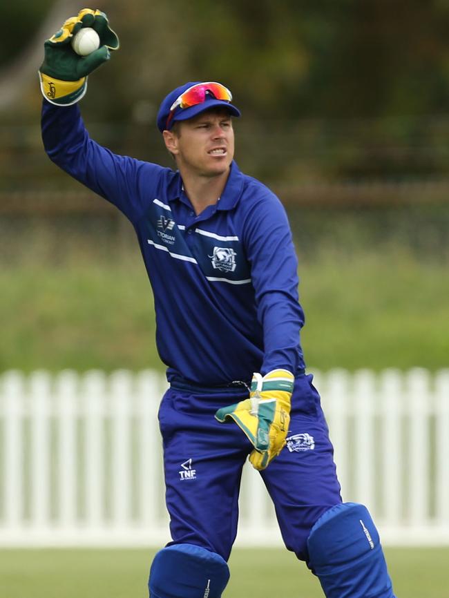 Greenvale Kangaroos wicketkeeper Tom Cullen. Picture: Stuart Milligan