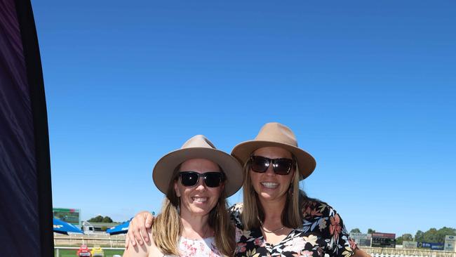 MELBOURNE, AUSTRALIA - MARCH 2 2024 Kristine Raine and Nicole Raine Attend the Wangaratta Cup Picture: Brendan Beckett