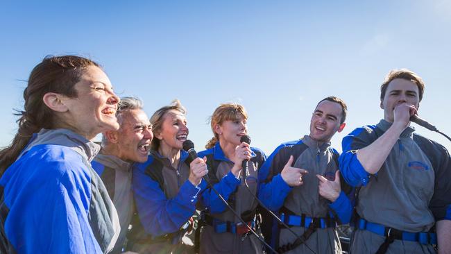 The chance to sing karaoke 134m above Sydney Harbour is being offered by Bridgeclimb until March 6.