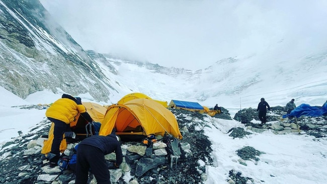 Jason Kennison’s last Instagram post from Camp 2 view on Mount Everest.