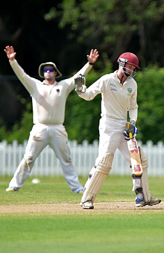 Sunshine Coast division one cricket grand final match between Caboolture and Glasshouse. Glasshouse batsman Ricky Sawyer