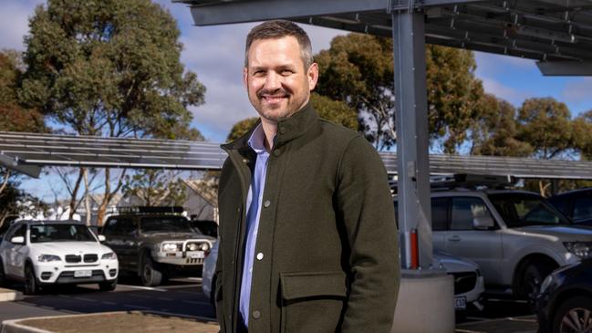 Treasury Wine Estates chief supply and sustainability officer Kerrin Petty at the company's Barossa Valley winery. Picture: Supplied