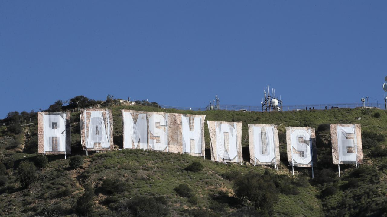 LA changed the Hollywood sign to celebrate Rams Super Bowl win and it looks  really bad