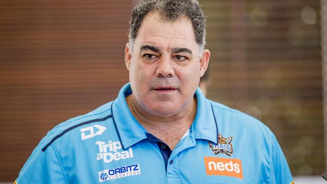 Meninga isn’t part of the training team. Yet. Image: Jerad Williams