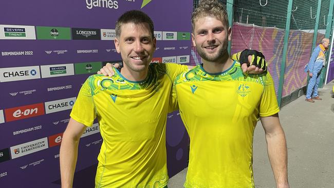 Tasmanians Eddie Ockenden and Josh Beltz will take to the pitch for the Kookaburras opening game on Saturday night.