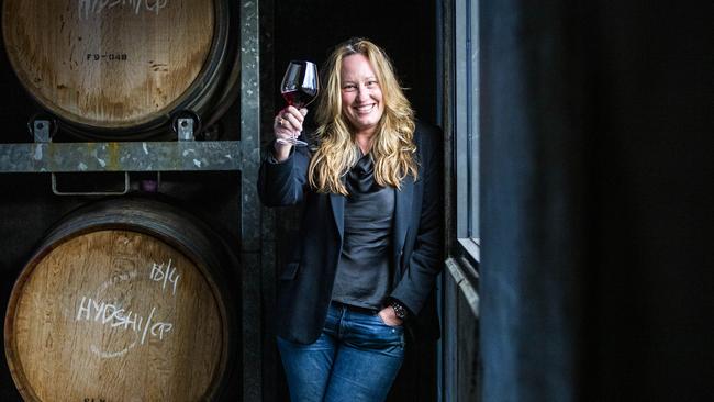 Ms Grischy describes the rare Penfolds Grange as “liquid gold”, and collectors as an “eclectic” bunch. Picture: Aaron Francis / The Australian