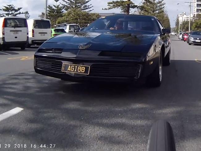 WATCH: Moment cyclist clashes with Burleigh driver