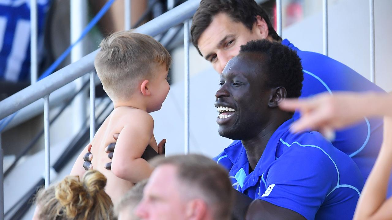 Majak Daw has been the subject of a racist slur. Photo: Quinn Rooney/Getty Images.
